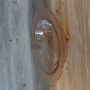 Vintage Depression Glass Footed Bowl